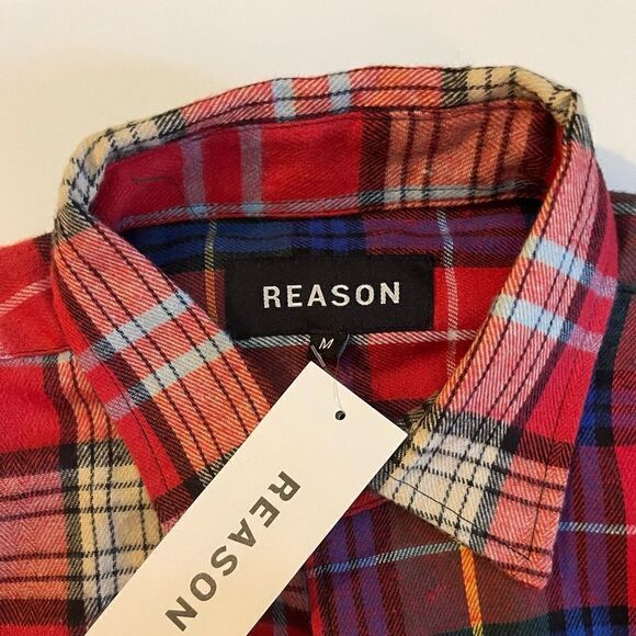 REASON Plaid Button Down Shirt - Picture 3 of 3